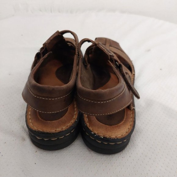 Minnetonka Brpwn Fisherman Sandals Womens Size 12 Narrow Closed Toe  5324 Shoes - Picture 7 of 10